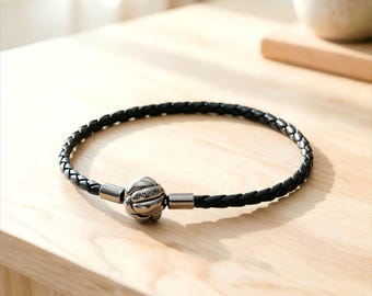 Pandora Black Braided Leather Bracelet, A Must-Have for Cool Girls!  Full of Low-Key Luxury