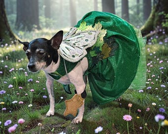 dog dressed as fairy Amazon.com : Rubies Fairy Wings Pet Costume for Dogs or Cats, M/L : Pet Supplies