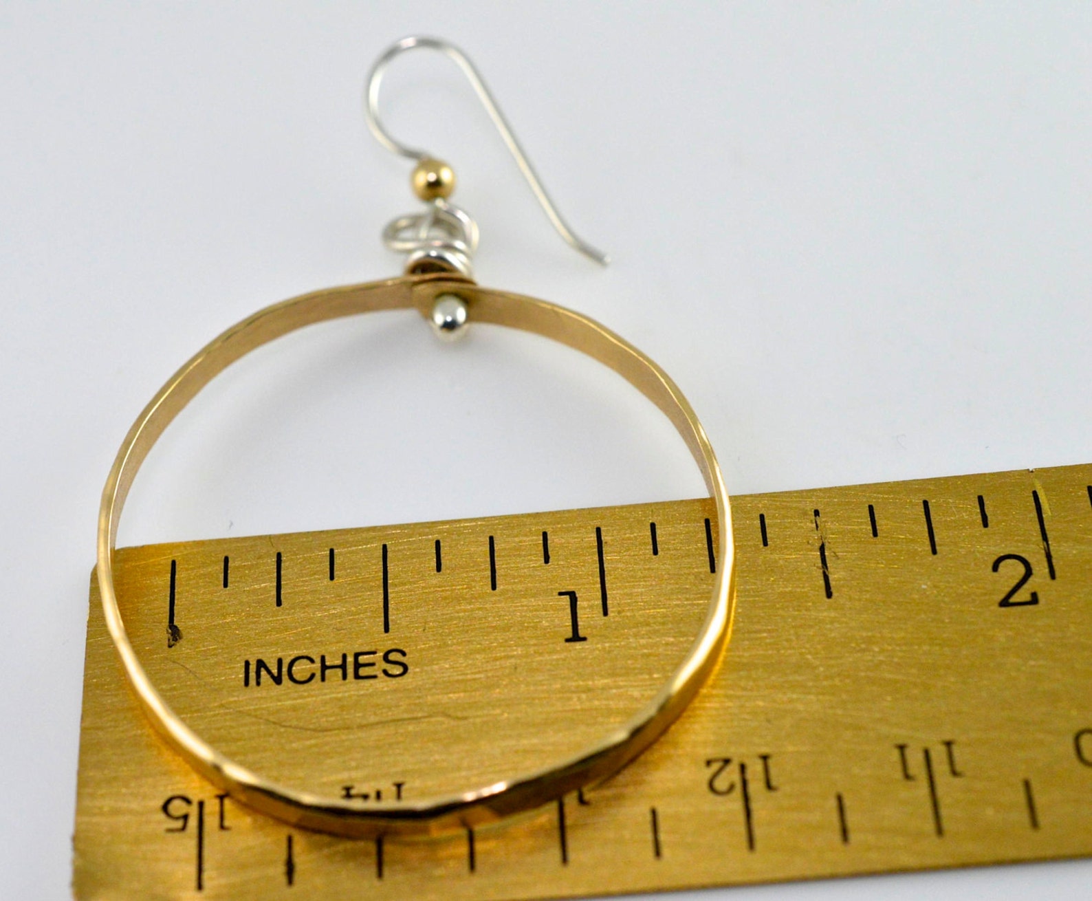 Gold Hoops Hoops Gold and Silver Hoops Large Hoop Earrings Etsy