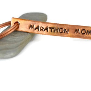 Marathon keychain, Handmade keychain, runners keychain, 26.2, #Marathon mom, Runner mom, Gift for marathoner, Gift for athlete, 1st marathon