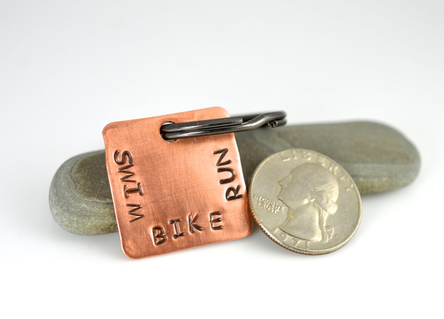 Triathlon Keychain, Triathlon, Triathlete, Run Bike Swim, Triathlete