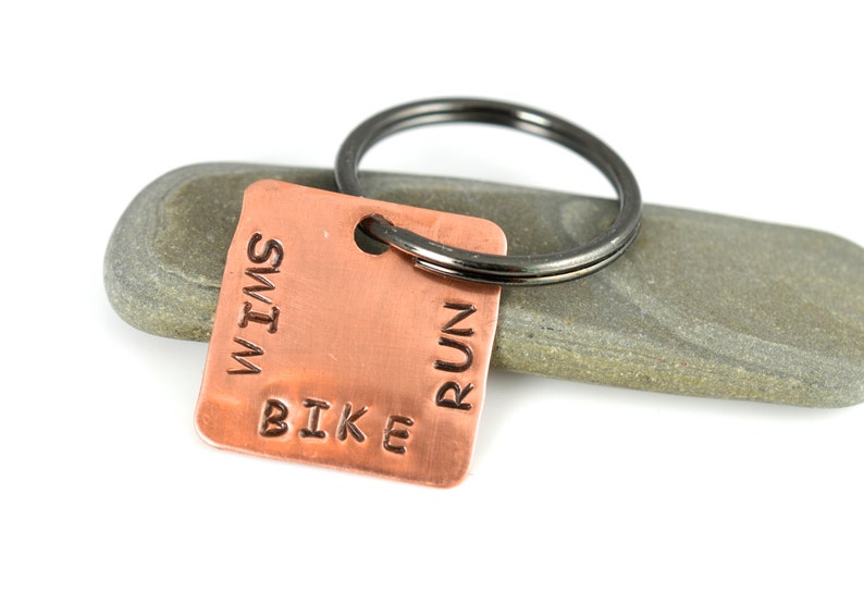 Triathlon Keychain, Triathlon, Triathlete, Run Bike Swim, Triathlete