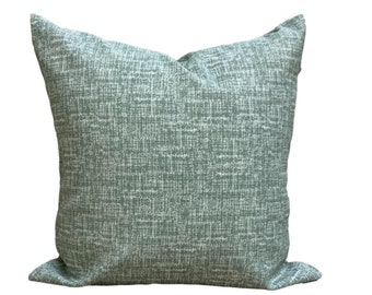 Outdoor Pillow Covers. Green Pillow Covers, Solid Green Outdoor Pillow Cover for a 20x20, 16x16, 18x18 Pillow, ALL Sizes