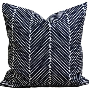 Navy Blue Pillow Cover. Navy Blue Throw Pillow Cover, Blue Pillow Covers for 20x20 Pillow, 18x18, 16x16 Pillow, All Sizes