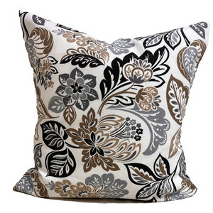 OUTDOOR Pillow Covers, Gray Pillow Covers, Gray Outdoor Pillow Covers for 20x20 Pillow, 16x16 Pillow, 18x18 Pillow, All Sizes