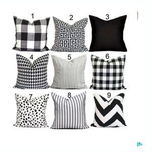 ブラック枕カバーセール、20x20枕、18x18枕、16x16枕用のブラック枕カバー、ユーロシャムを含む全サイズ