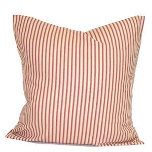 Red Pillow COVERS for 20x20, 18x18, 16x16 Inserts, ALL SIZES incl  Euro Shams