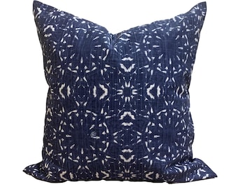 Blaue Kissenbezüge. Blaue Kissenbezüge, dunkelblaue Kissenbezüge für 20x20 Kissen, 18x18 Kissen, 16x16 Kissen, alle Größen inc Euro Shams