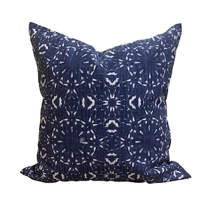Blue Pillow COVERS. Blue Throw Pillow Covers, Navy Blue Pillow Covers for 20x20 Pillow, 18x18 Pillow, 16x16 Pillow, All Sizes inc Euro Shams