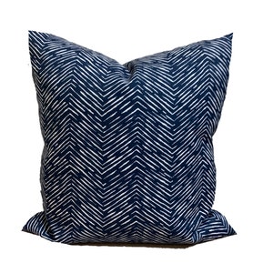 OUTDOOR Blue Pillow Covers, Blue Outdoor Pillow COVERS, Navy Outdoor Pillow Covers for 20x20 Pillow, 16x16 Pillows, 18x18 Pillows, All Sizes