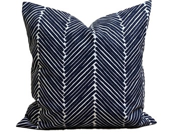 Navy Blue Pillow Cover. Navy Blue Throw Pillow Cover, Blue Pillow Covers for 20x20 Pillow, 18x18, 16x16 Pillow, All Sizes