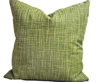 Green Pillow Covers. Solid Green Throw Pillow Covers for a 16x16, 20x20, 18x18 Pillow Insert, ALL SIZES Including Euro Shams