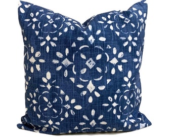 Blue Pillow COVER, Blue Throw Pillow Covers, Blue Euro Shams, Blue Pillow Covers for 20x20 Pillow, 16x16 Pillows, 18x18 Pillows, All Sizes
