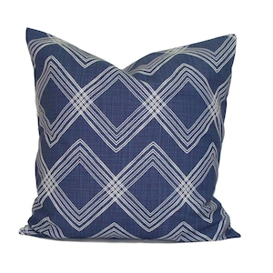 Blue Pillow Cover Sale, Blue Pillow Covers, Blue Throw Pillow Cover, Blue Decorative Pillow Cover for a 14x14 or 22x22 Pillow Insert
