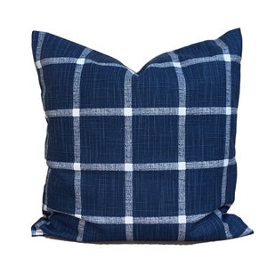 Blue Throw Pillow Cover, Blue Pillow Cover, Blue Pillow Cover for 20x20, 16x16, 18x18 Pillow, All Sizes incl Euro Shams