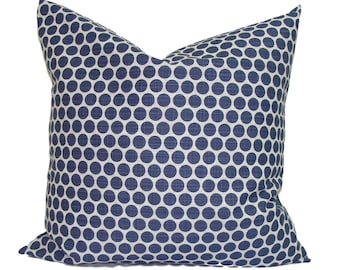 Blue Pillow Cover SALE, Blue Throw Pillow Cover for a 14x14 Pillow Insert, Blue Decorative Pillow, Paco Space Blue Fabric
