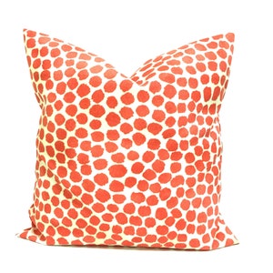 Outdoor Pillow Cover, Orange Pillow Covers, Outdoor Decor, Orange Outdoor Pillow Covers for 16x16, 18x18, 20, 20 Pillow Inserts