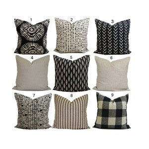FALL Pillow Covers Black Tan Throw Pillow Covers Farmhouse Pillow Cover for 20x20 Pillow 18x18 Pillow 16x16 Pillow All Sizes Etsy Canada