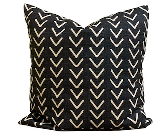 Black Farmhouse Pillow Cover: Black Arrow Pillow Covers