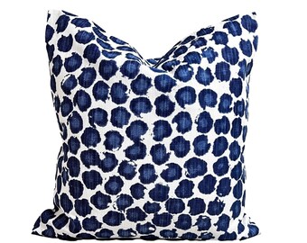 Blue Pillow COVERS. Blue Throw Pillows, Blue Decorative Pillow Covers, Blue Euro Shams, 16x16, 20x20, 18x18, ALL SIZES