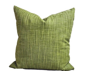 Green Pillow Covers. Green Throw Pillows, Green Pillow Covers for 16x16, 20x20, 18x18 Pillow Inserts, ALL SIZES Incl Euro Shams