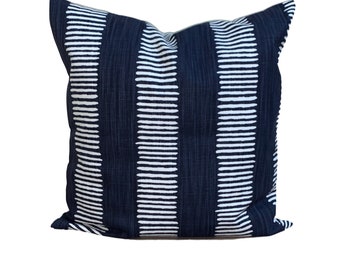 Marineblauwe kussensloop, marineblauwe katoenen kussenslopen