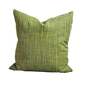 Green Pillow Covers. Solid Green Throw Pillow Covers for a 16x16, 20x20, 18x18 Pillow Insert, ALL SIZES Including Euro Shams