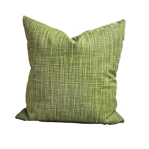 Green Pillow Covers. Green Throw Pillows, Green Pillow Covers for 16x16, 20x20, 18x18 Pillow Inserts, ALL SIZES Incl Euro Shams