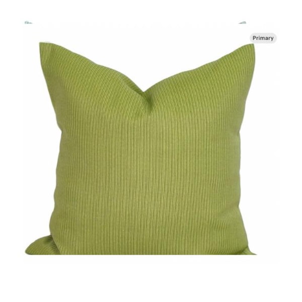 Solid Green Outdoor Pillow Covers, Outdoor Green Pillow Covers-Kiwi Green