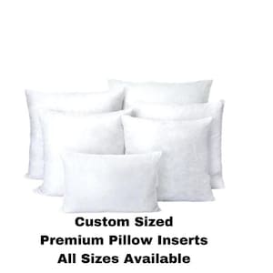 Custom Pillow Inserts, Custom Throw Pillow Inserts, Custom Size Pillow Inserts, Hypoallergenic Pillow, SYNTHETIC Down Pillows,  ANY SIZE