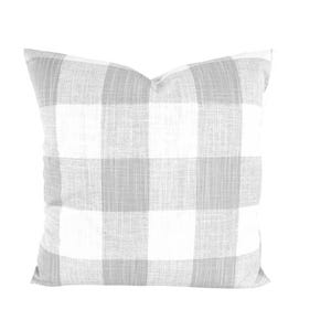Gray Pillow Cover Sale, Grey Pillow Covers for 20x20 Pillow, 18x18 Pillow, 16x16 Pillow, All Sizes incl Euro Shams