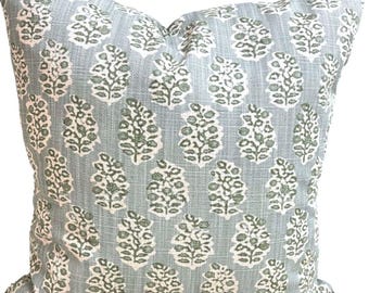 Sage Green Pillow Covers, Block Print Pillow Covers, Bestselling Pillow Covers