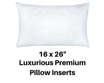 16x26 lumbar pillow insert