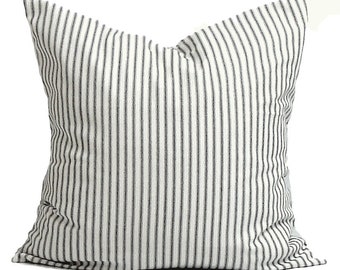 ticking pillow etsy