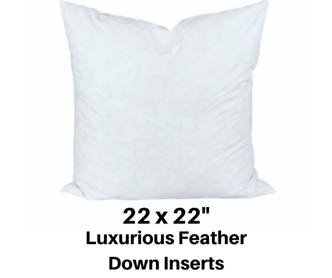 Feather Pillow Insert, 22x22 Feather Pillow Insert, 22x22 Feather