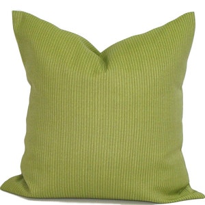 Green Pillow Covers, Solid Green Throw Pillow Covers, Green Pillow Cover for a 20x20 Pillow Insert, Outdoor Pillow Cover