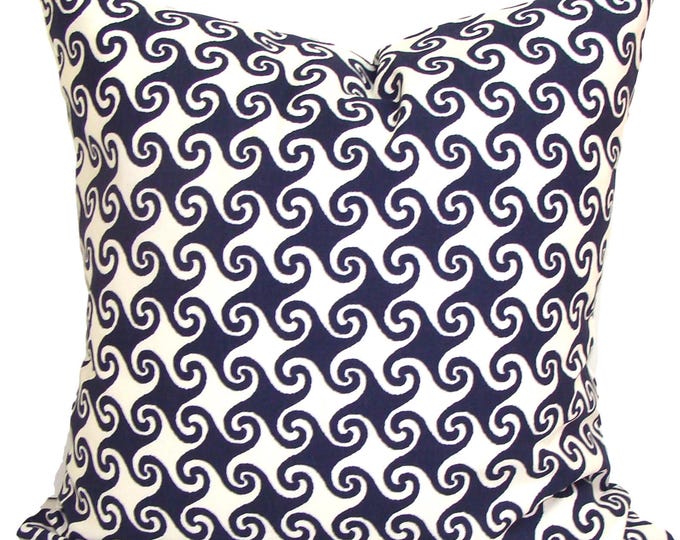 Pillow COVER SALE. Navy Nautical Pillow Nautical Pillow Etsy