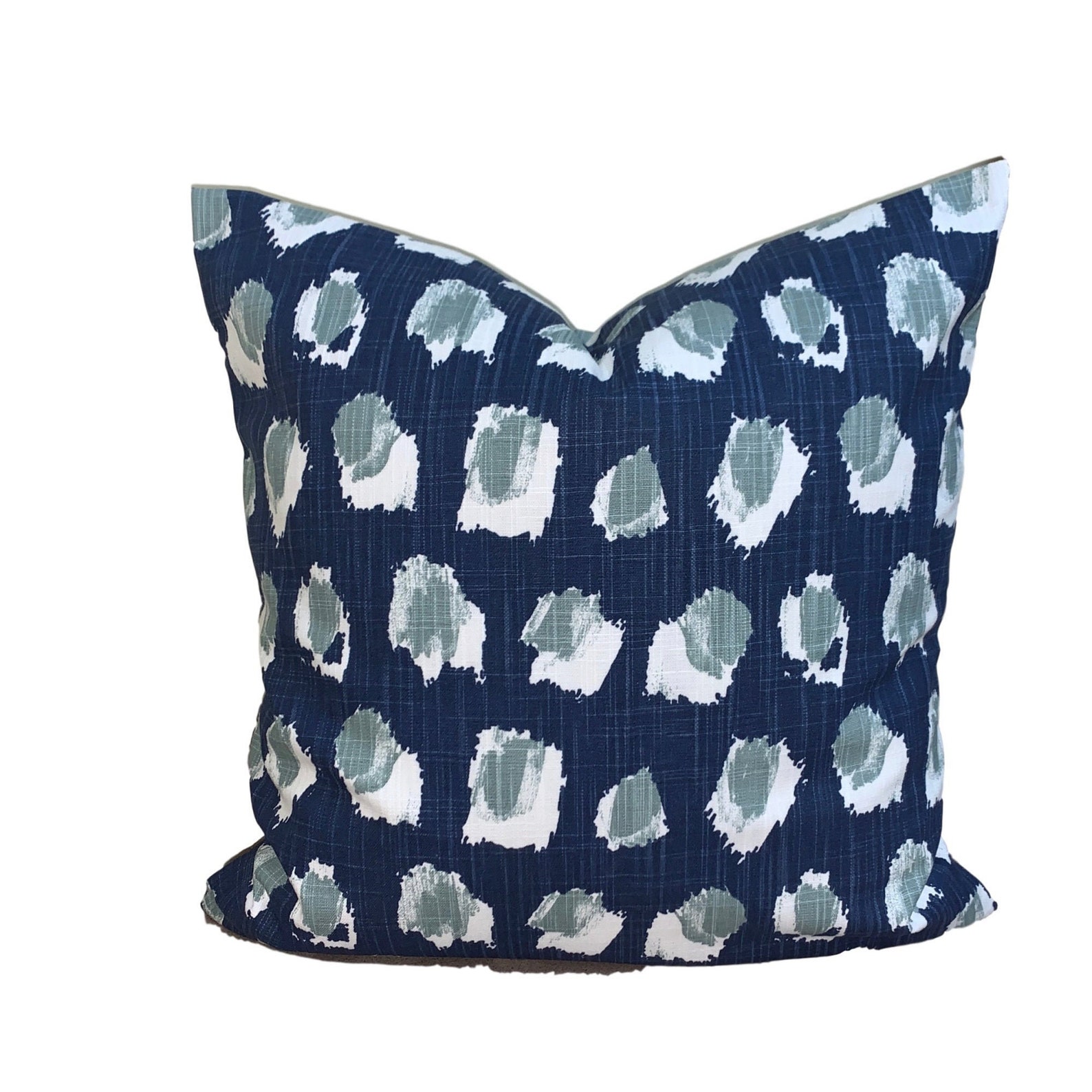 Blue Pillow. Blue Decor Blue Pillow Cover Blue Euro Sham Etsy