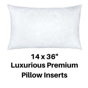 14 x 36 pillow insert