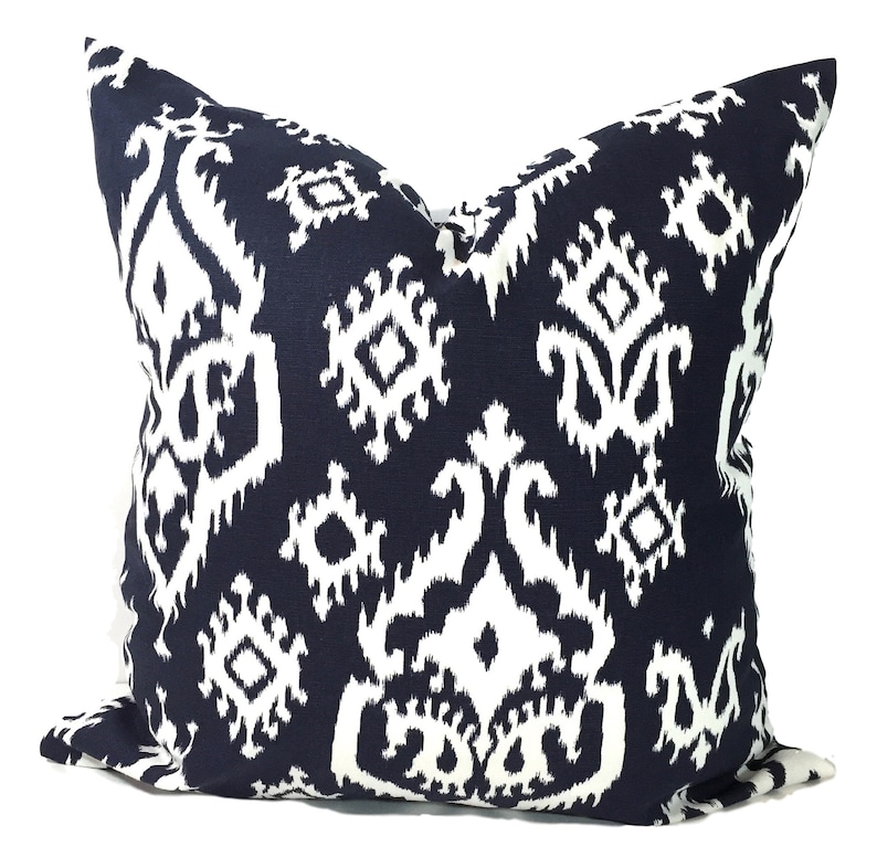 Navy Blue Pillows Navy Pillow Covers for 20x20 Pillow Etsy