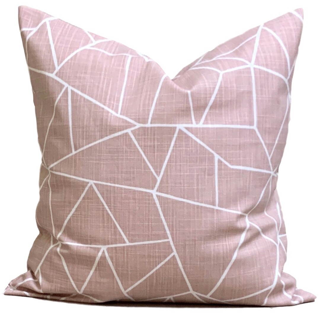 Blush Pink Pillow, Blush Pink Throw Pillow COVER, Pale Pink Pillow