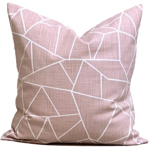 Light Pink Pillow COVER, Pale Pink Throw Pillow Covers, Blush Pillow Covers for 20x20, 18x18, 16x16 Inserts, ALL SIZES inc. Euro Shams
