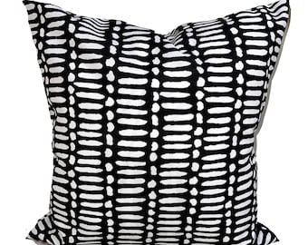Black OUTDOOR Pillows Gray OUTDOOR Pillow Covers, Black Outdoor Pillows 20x20 Pillow, 16x16 Pillow, 18x18 Pillow, All Sizes