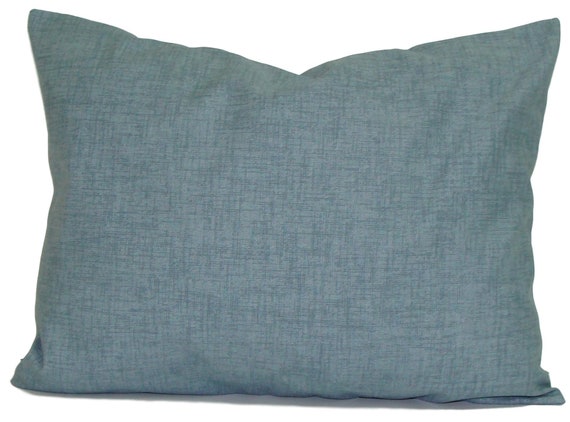 Solid Chambray Pillow Solid Blue Lumbar solid blue decorative pillows Google