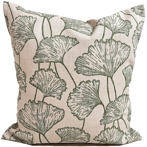 Green Pillow COVERS. Green Throw Pillow Covers, Block Print Pillow Covers for 16x16, 20x20, 18x18 Pillows, ALL SIZES incl Euro Shams
