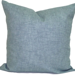 Blue Gray Pillow COVER, Gray Blue Throw Pillows, Blue Grey Pillow ...