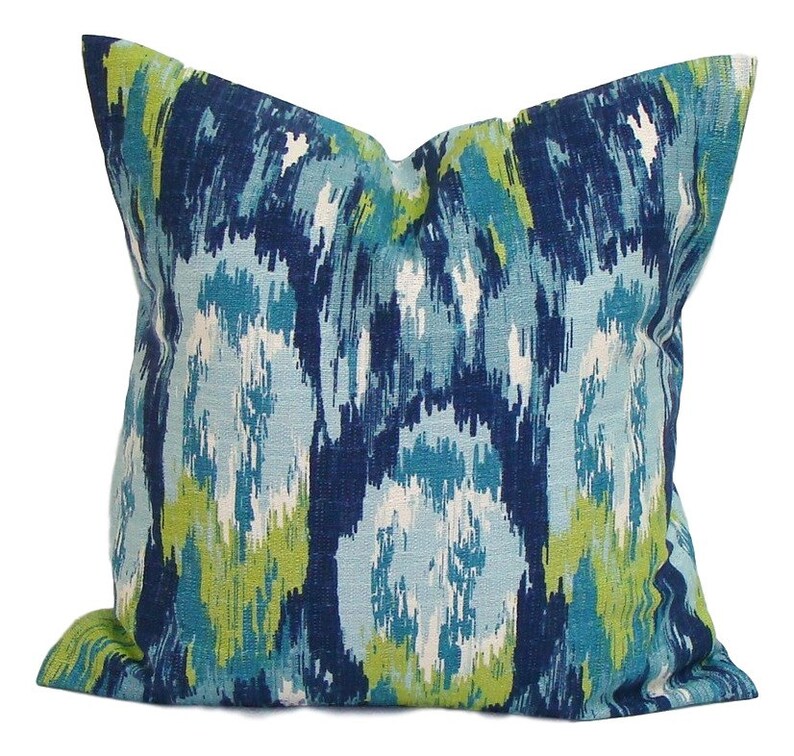 Blue Throw Pillows. Set of TWO Blue Pillow Covers for Etsy