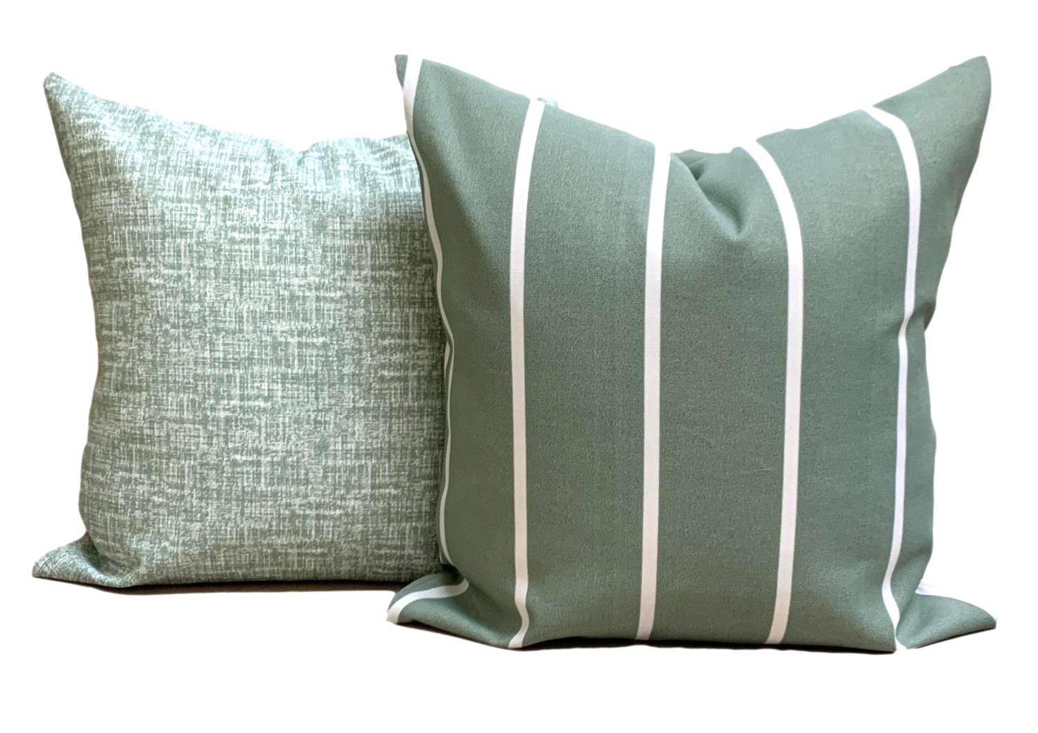 Green Pillow Covers Outdoor Green Pillow COVERS. Sage Green 