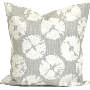 Gray Pillow Cover Sale, Gray Nautical Decor, Gray Coastal Pillow Covers for 20x20, 16x16, 18x18 Pillows, All Sizes