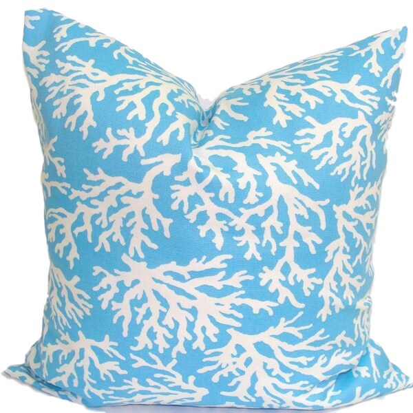 Pillow Cover Sale, Outdoor Blue Pillow, Beach House Decor, Blue Nautical Pillow Covers